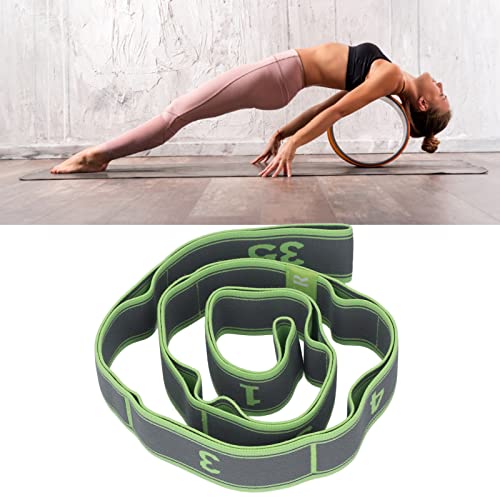 Changor Stretch Band, Elastic Exercise Band for Yoga, Fitness, Workout, Flexibility Training, 104cm Cotton Polyester Blend Strap for Home Gym