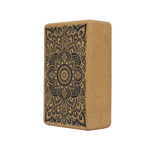 YOGA DESIGN LAB | The Cork Block | Eco Friendly Luxury | Superior Grip and Strength | Natural