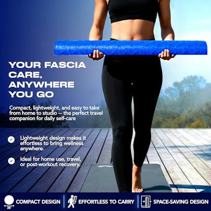 MELT 36-Inch Half Foam Roller Spinal Support Balance Training