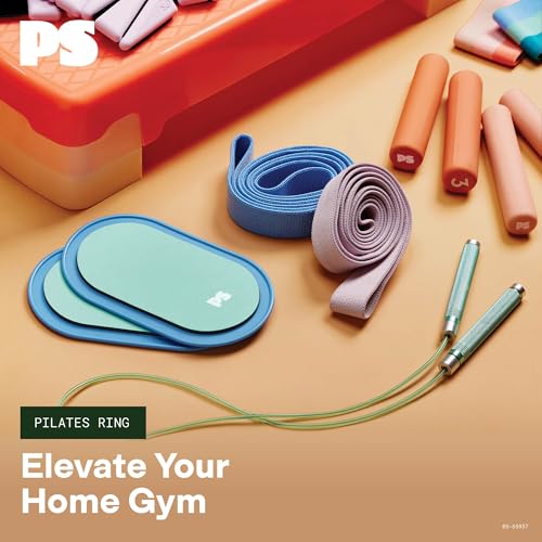 POPSUGAR Pilates Ring (15" Rose Pink/Berry, 1 lb), Dual-Grip Magic Circle Fitness Ring for Added Resistance, Tone, Sculpt & Strengthen Muscles, Pilates Ring Circle for Stretching & Home Gym Exercise - color: Lilac/Berry