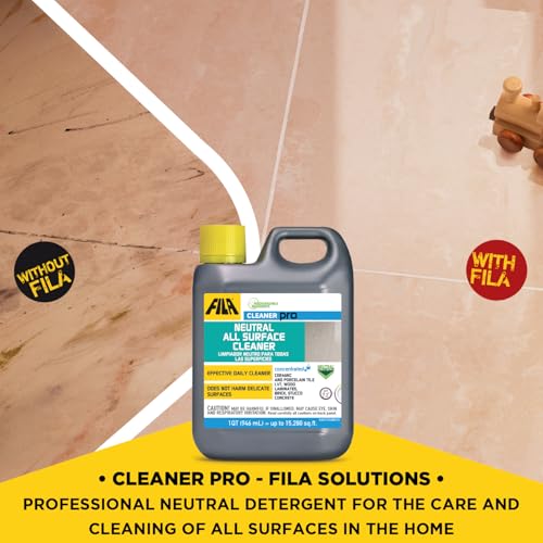 FILA Surface Care Solutions, CLEANER PRO, Neutral All Purpose Cleaner, Highly Concentrated - Up to 40 Washes, 1 QT - size: 32 Fl Oz (Pack of 1)