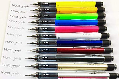 Tombow Mechanical Pencil, Monograph 0.5mm, White (DPA-134A) - color: White