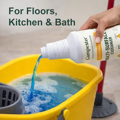 Multi-Surface Cleaner Concentrate — Non-Toxic, Plant-Based All-Purpose Cleaner & Degreaser — 16 oz Makes 8 Gallons for Kitchen, Bathroom, Floors, Tile & Appliances