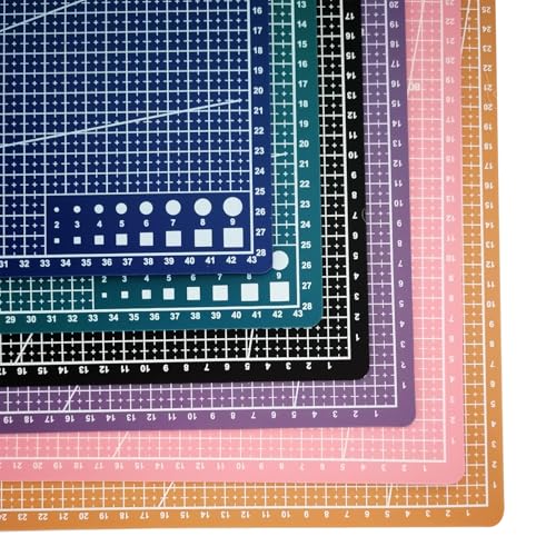 New A3 Double Side Craft Cutting Mat Cutting Board Sewing Pad Artist Carving Tools Handmade Crafts DIY Props (Yellow) - color: Yellow