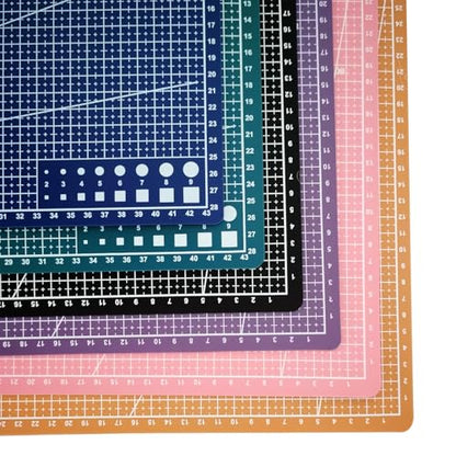 New A3 Double Side Craft Cutting Mat Cutting Board Sewing Pad Artist Carving Tools Handmade Crafts DIY Props (Yellow) - color: Yellow