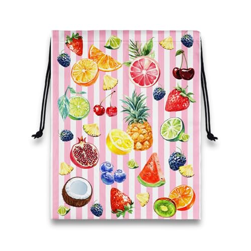 Grip Bags for Gymnasts Small Drawstring Gym Storage Pouch for Gymnasts - color: Fruit Colorful, size: 12"(H)*9.25"(W)