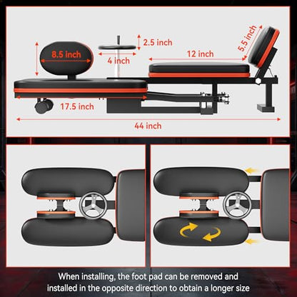 Rigel Leg Stretcher, 220LBS Leg Stretch Machine, Heavy Duty Steel Frame Equipment Splits Machine, Leg Stretching Training Machine for Home Gym Split Machine Training Fitness