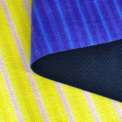 Rebuwo Travel Mat for Yoga & Pilates, Non-slip Suede Exercise Mat, Foldable Yoga Mat for Travel, Rubber Lightweight Travel Mat