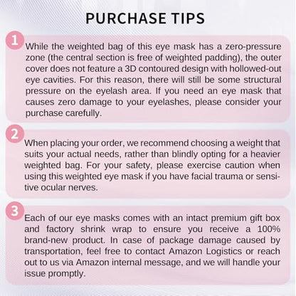 Lyocell Weighted Sleep Eye Mask for Women Men, 5.3oz & 7oz, Removable Washable Weighted Bag, Light Blocking Eye Cover, Soft Eye Shade for Travel Essentials, Office Naps, Gift,Pink - color: Pink