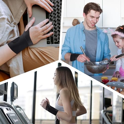 Wrist Brace,Wrist Support for Carpal Tunnel Pain Relief,Ulnar Brace Ultra-Thin Elastic for Tear,Wrist wraps Repetitive Wrist Use Injury,Fits Both Wrists