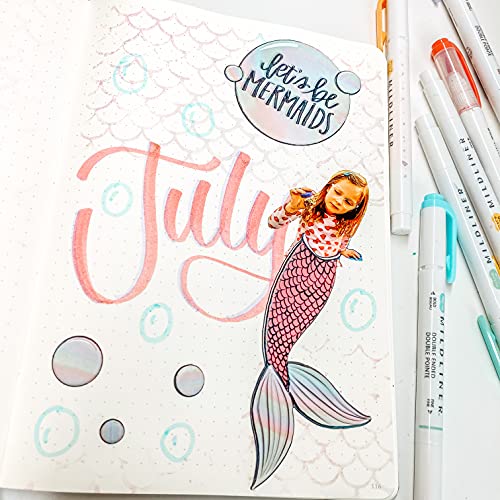 Zebra Pen Highligher Set, MILDLINER, KIRARICH & SARASA Clip, Assorted, 15Pk | Includes 5 MILDLINER Highlighters, 5 KIRARICH Glitter Highlighters & 5 SARASA Clip Gel Pens, Ideal for Journaling (76015) - style: Journaling and Creative Notetaking Set