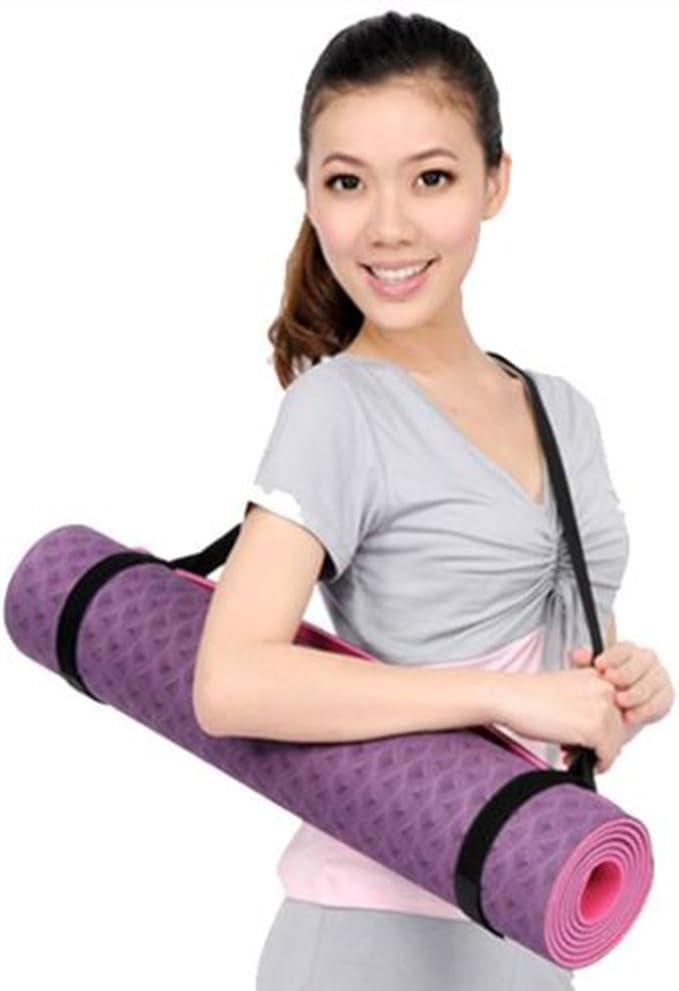 Yoga Mat Harness Strap Sling, Yoga Mat Carrying Strap,Adjustable Yoga Mat Carrier Strap Yoga Mat Holder Sling Yoga Mat Straps for All Yoga Mat Sizes Exercise and Fitness (Just Strap, Not Mat)