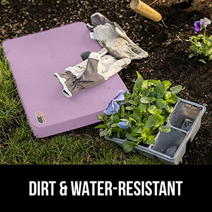 GORILLA GRIP® Extra Thick Foam Kneeling Pad for Gardening, 17.5x11 Purple - color: Purple