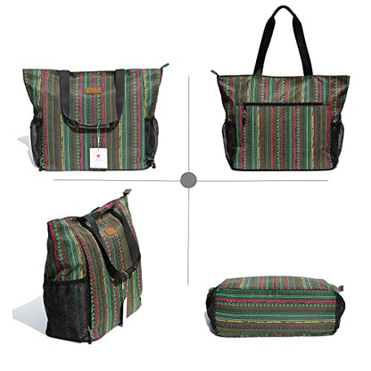 ESVAN Yoga Mat Bag Yoga Tote Carrier Shoulder Bag Carryall Tote for Office,Yoga,Pilates,Travel,Beach and Gym - color: J