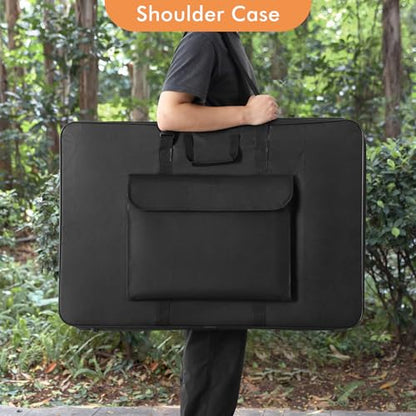 1st Place Products Premium Art Portfolio Case - 24" x 36" - Soft Sided - Steel Frame - Waterproof & Tear Resistant - Artwork, Photography, Sketch, LCD, Monitor, Solar Panel - Shoulder Straps & Handles - size: 24x36