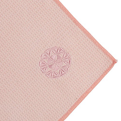 Shandali Hot Yoga Towel - Mat-Sized, Microfiber, Super Absorbent, Anti-Slip, Injury Free, 24" x 72" - Best Bikram Yoga Towel - Exercise, Fitness, Pilates Gear - color: Sakura Pink