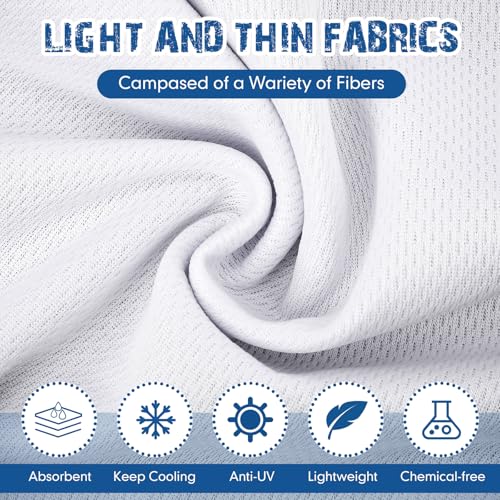 BBTO 100 Pack Cooling Towel Bulk - color: White, size: 32 x 12 Inch