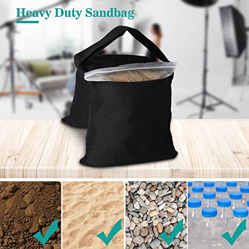 8 Packs Sandbags Weight Bags for Light Stand Photography Video Support - size: 8PCS