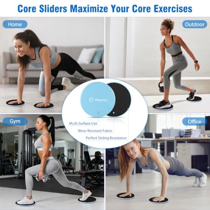 Pilates Kit Equipment, Pilates Ring and Ball for Women Home Workout - color: Blue