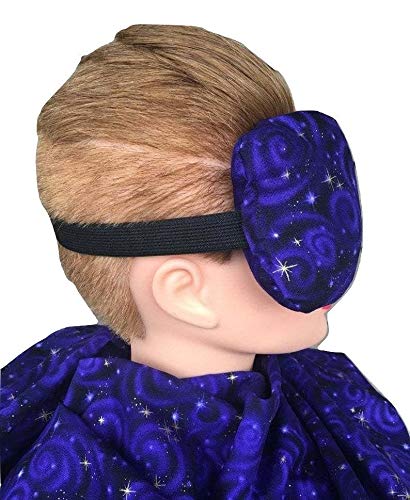 Eye Mask Lavender Eucalyptus, Sinus, Herbal Pack, Hot Cold Pack, Heat Wrap,Organic, Flax Seed, Microwave Therapy, Sleep Mask, Yoga Meditation Eye Pillow, Purple Celsestial Stars