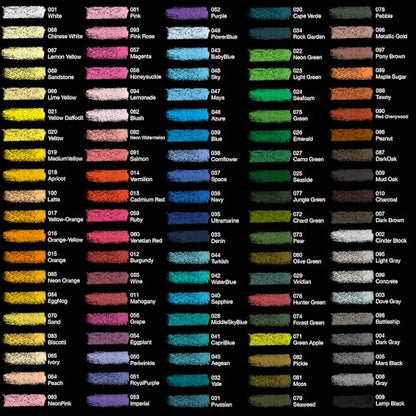 COLOUR BLOCK Soft Pastels for Artists - 100 Colors Square Chalk Pastels Set in Wooden Box - Vibrant Pigments Art Kit for Painting, Drawing, Sketching, Hobbyists. - style: 100 Colors Soft Pastel Set – Wooden Case
