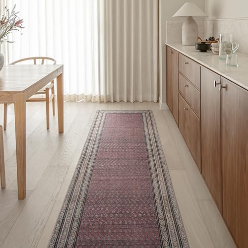 Rusty Rhythm Vintage-Inspired Runner Rug, 2’6” x 8’