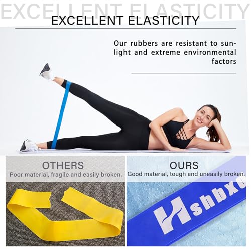 Resistance Bands Set for Physical Therapy, Rehab, Yoga and Pilates - color: 10-pcs resistance set