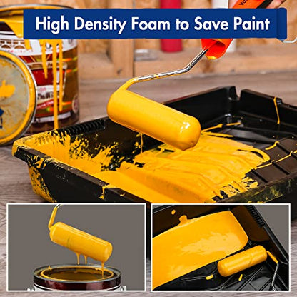 WORKPRO 4" Foam Paint Roller, 24-Pack Small Paint Rollers - size: 4 inch (Pack of 2)