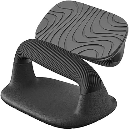 Kipika Push Up Bars, Pushup Stands, Anti-Slip Soft Plastic Push Up Handles, Bottom Anti-Slip Pad, Strength Training Equipment, Perfect for Floor Workout Exercise - color: Black