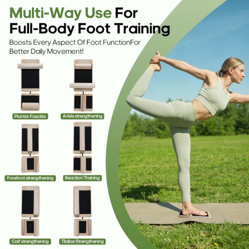 Adjustable Angle Ankle Axis Balance Board & Strengthener for Ankle Sprain