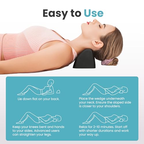Lumia Wellness Occipital Release Tool, Cervical Traction Pillow for Pivtol Therapy, TMJ Relief, Neck and Shoulder Pain Relief, Neck Stretcher Traction Device