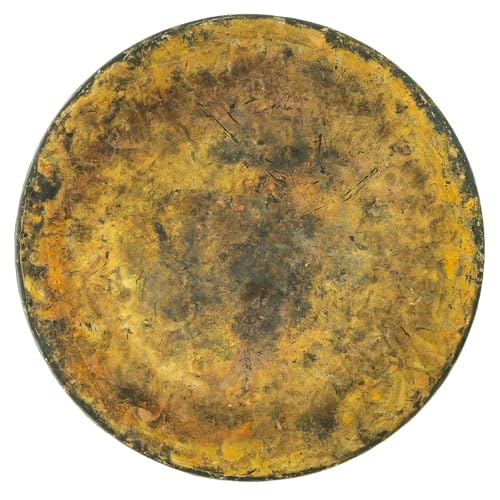 Unlimited Atlantis Gongs - Includes Gong, Mallet & Rope/Unlathed Bronze Gong W/Ancient Look/For Sound Healing, Meditation, & Yoga - size: 16"