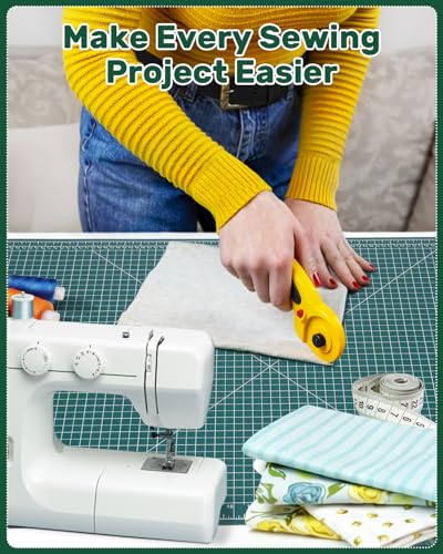 Self Healing Cutting Mat, 35" x 23", Double-Sided Rotary Cutting Mat for Sewing, Quilting, Scrapbooking & Craft, Large Craft Cutting Board for Hobby Use(A1) - size: 35"L x 23"W