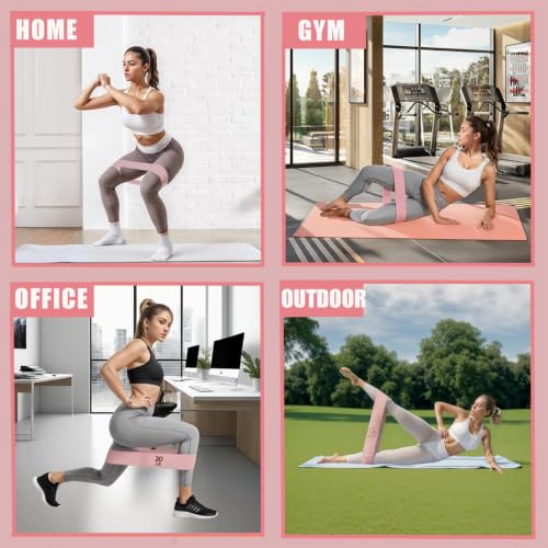 3 Levels Fabric Exercise Bands for Legs and Butt