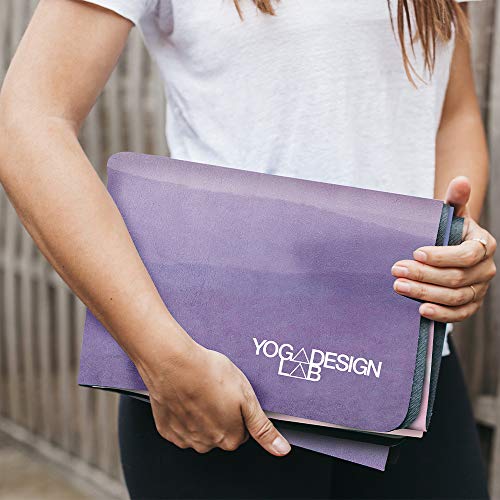YOGA DESIGN LAB | The Combo Yoga Mat | Eco Luxury | Ideal for Hot Yoga, Power, Bikram, Ashtanga, Sweat | Studio Quality | Includes Carrying Strap! - color: Breathe, size: 1.5mm
