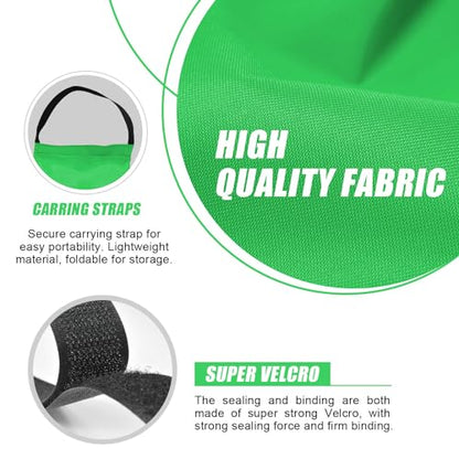140LBS Canopy Weights Sand Bags, 4-Pack Side Strap Sandbags for Canopy Outdoor Advertising Tent Sunshade Fixed Windproof Pop up Canopy Tent (Green) - color: Green