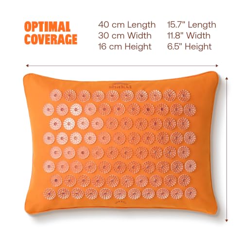 ShaktiMat Acupressure Pillow, Neck & Shoulder Relief, Premium Level 1 Amber - color: Premium-amber, size: Level 1