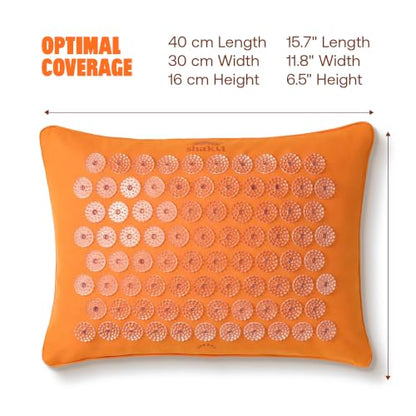 ShaktiMat Acupressure Pillow, Neck & Shoulder Relief, Premium Level 1 Amber - color: Premium-amber, size: Level 1