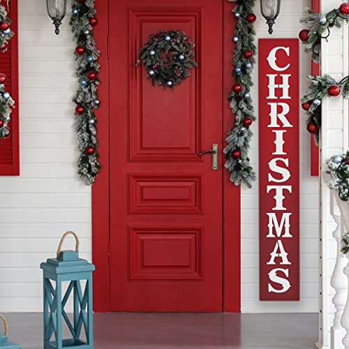 6 Inch Letter Stencils and Numbers, 38 Pcs Alphabet DIY Craft Stencils, Reusable Plastic Drawing Templates for Painting on Wood, Wall, Fabric, Rock, Floor, Signage, Door Porch - size: 6 Inch