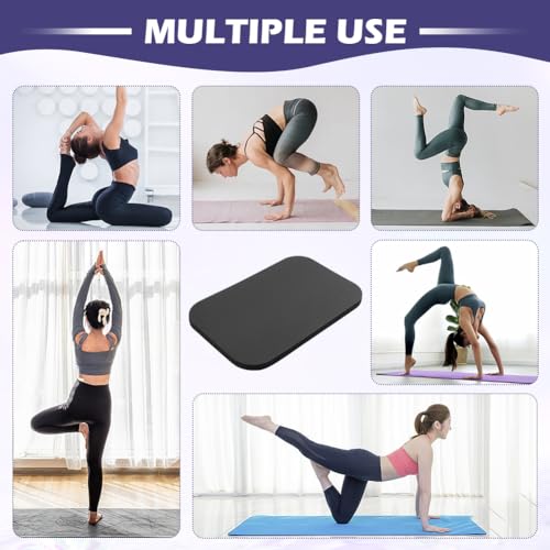 Yoga Knee Pad,High Density Foam NBR Material Yoga Knee Cushion,Clear Up Pain During Exercise,Exercise Pads for Knees Elbows Wrist,Ideal for Pilates and Planks