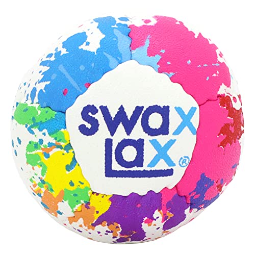 SWAX LAX Lacrosse Training Ball - Indoor Outdoor Practice Less Bounce & Rebounds - color: Multicolor