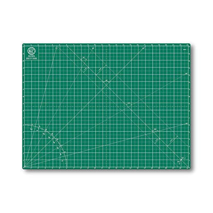 KC GLOBAL A2 (24"x18") Self-Healing Cutting Mat (Dark Green) - Sturdy, Reversible, Eco-Friendly, Non-Slip. Premium Desk Mat for Crafters, Quilters, and Hobbyist - color: Dark Green, size: 24"L x 18"W