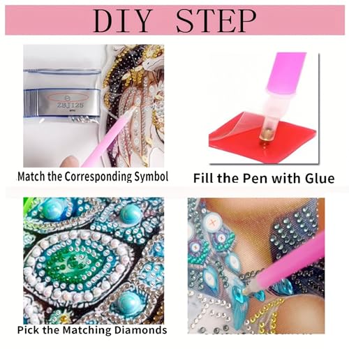 KUFWKEY DIY 4Pcs Set 5D Diamond Painting Kits for Adults,Owl Diamond Art Kit for Beginners, Special Shape Partial Crystal Rhinestones Sparkling Gem Art,Mosaic Crafts,Home Decor,11.81X11.81 inchs - color: owl