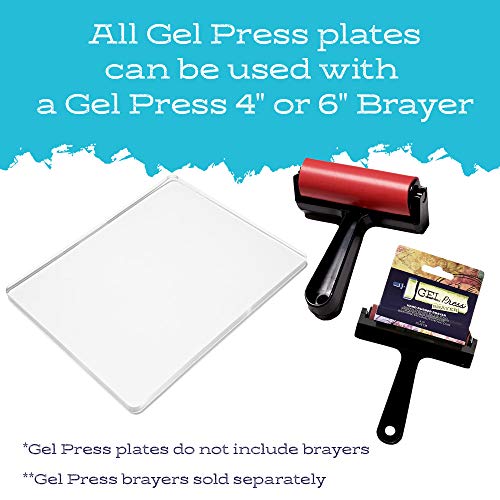 Gel Press Monoprinting Gelli Plate - (Size: 12" X 14") - 10804 | Large Gel Printing Plate for Arts & Crafts - size: 12"x14"