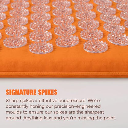 ShaktiMat Acupressure Mat for Tension Release, Premium Level 1 Amber - color: Premium-amber, size: Level 1