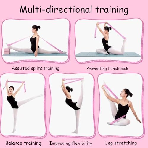 Fitness Resistance Band for Stretching and Yoga,Number Resistance Band,Fitness Resistance Bands with Numbers,Fitness Resistance Bands Numbered,Divided Into Different Tiers/Levels. - color: Purple
