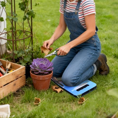MELOTOUGH Garden Kneeling Pad, 1" Thick Soft NBR Foam Kneeling Pads for Gardening, Cleaning, Work - Lightweight & Comfortable, 15.75"x7.2" (Cactus) - color: Cactus