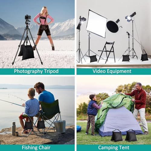 2 Packs Sandbags Weight Bags for Light Stand Photography Video Support - size: 2PCS
