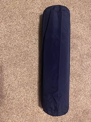 Therapist’s Choice® Bolster Cover with Zipper Closure, Soft & Durable, Size: 6" x 27" (Cover Only, Bolster Not Included) (Dark Blue Polyester) - color: Dark Blue Polyester