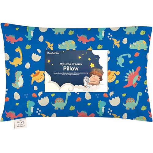 Toddler Pillow with Pillowcase, 13x18 My Little Dreamy Pillow (DinoWorld) - color: Dinoworld
